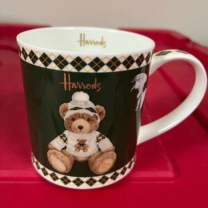 New Harrods Angus Christmas Bear Mug